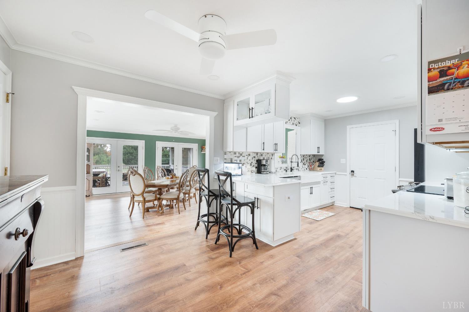 192 Liberty Chapel Road Appomattox, VA 24522 - Photo 11 of 60 a view of a kitchen and dining room