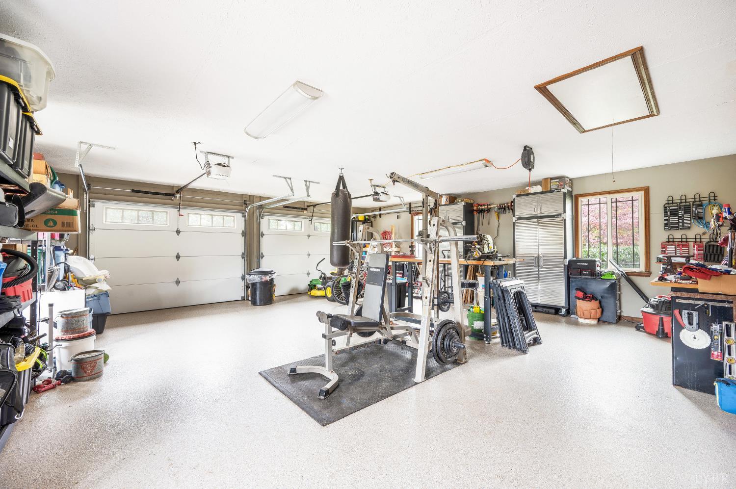 192 Liberty Chapel Road Appomattox, VA 24522 - Photo 37 of 60 a view of a room with gym equipment