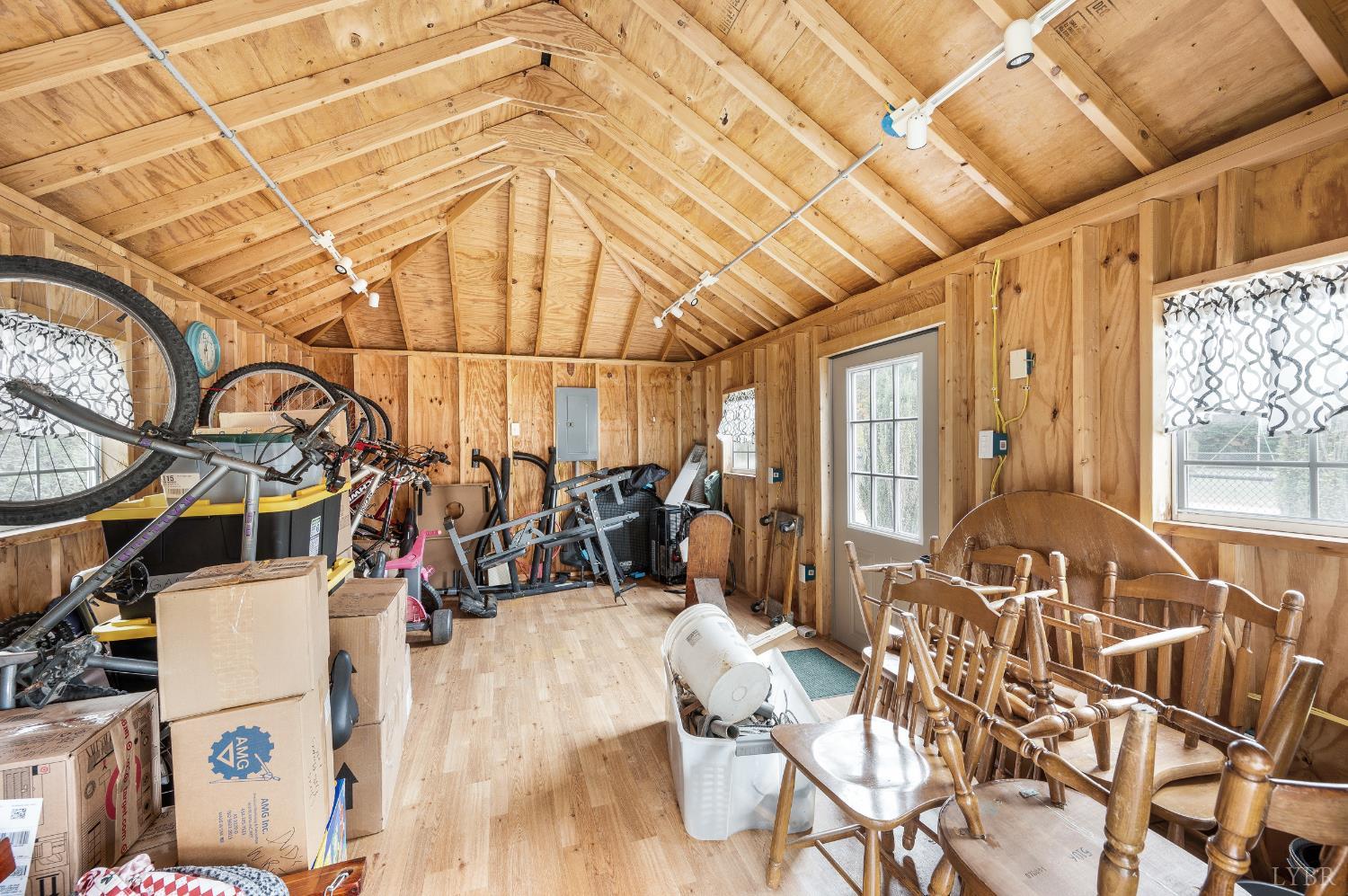 192 Liberty Chapel Road Appomattox, VA 24522 - Photo 49 of 60 a view of a room with gym equipment