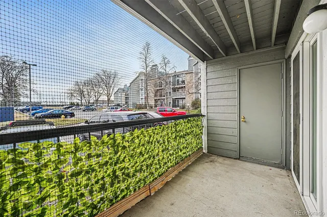 a city view from a balcony