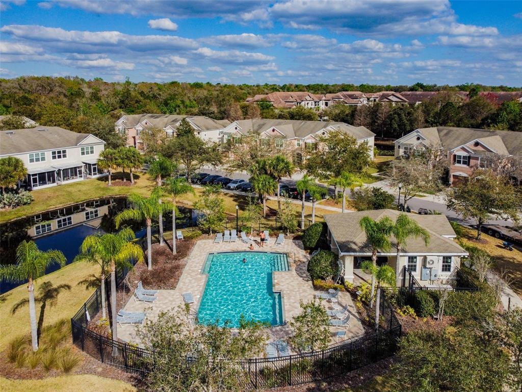 26527 Castleview Way Wesley Chapel, FL 33544 - Photo 41 of 45 an aerial view of multiple house