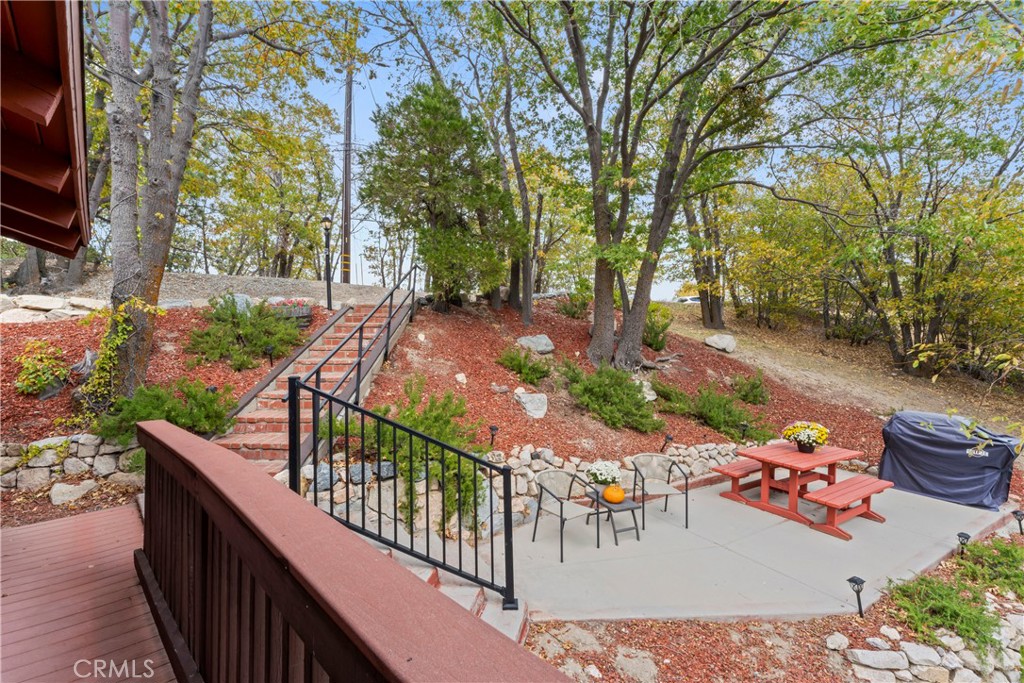 705 Cypress Road Cedar Glen, CA 92321 - Photo 36 of 51 a view of a chairs on the deck