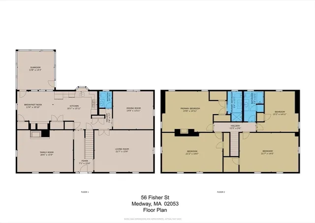 $874,900 | 56 Fisher Street, Medway, MA 02053