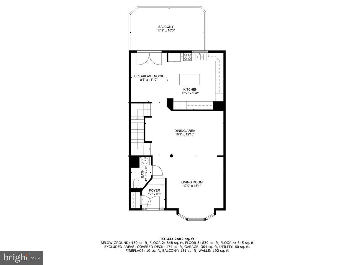 12664 Granite Ridge Drive North Potomac, MD 20878 - Photo 4 of 37 a picture of a floor plan