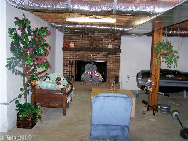 263 Salem Road Lexington, NC 27295 - Photo 8 of 10 Other. Another Brick Fireplace Located in the Large Unfinished Basement. Might make an Extra Room Or Man Cave!!
