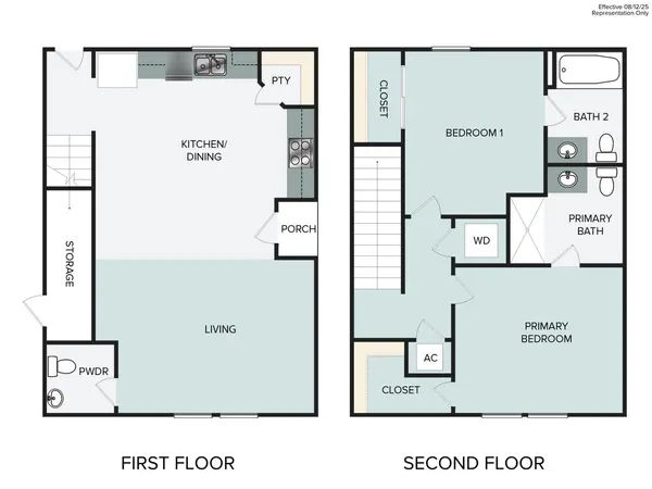 a picture of a room with a white wall and a white refrigerator