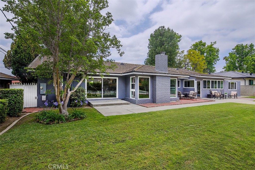 255 Sharon Road Arcadia, CA 91007 - Photo 24 of 29 a front view of house with yard and outdoor seating