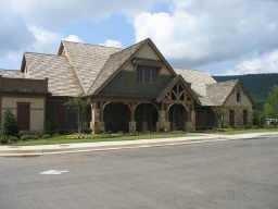202 White Eagle Drive Waleska, GA 30183 - Photo 4 of 5 front view of a house with a yard