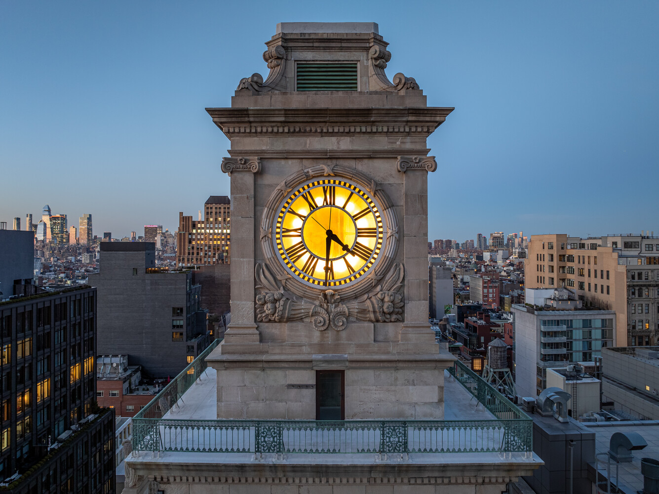 108 Leonard Street, Unit PHW Manhattan, NY 10013 - Photo 10 of 33 a view of a living room with furniture