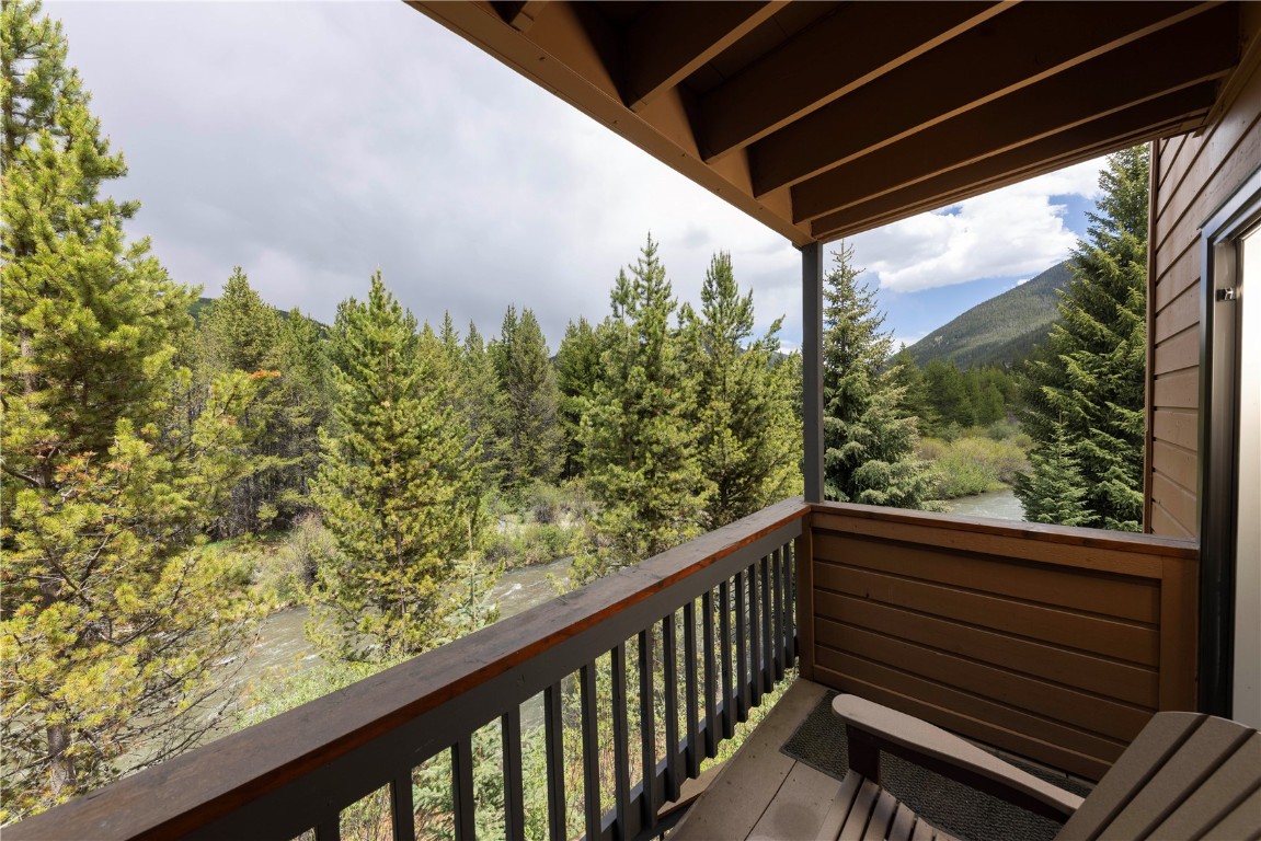 1493 East Keystone Road, Unit 2957 Keystone, CO 80435 - Photo 20 of 28 Back deck off of primary is right on the river!