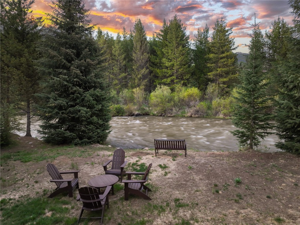 1493 East Keystone Road, Unit 2957 Keystone, CO 80435 - Photo 5 of 28 Sitting area by the river right outside your door!