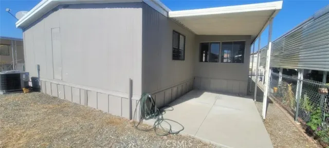 a view of a house with a outdoor space