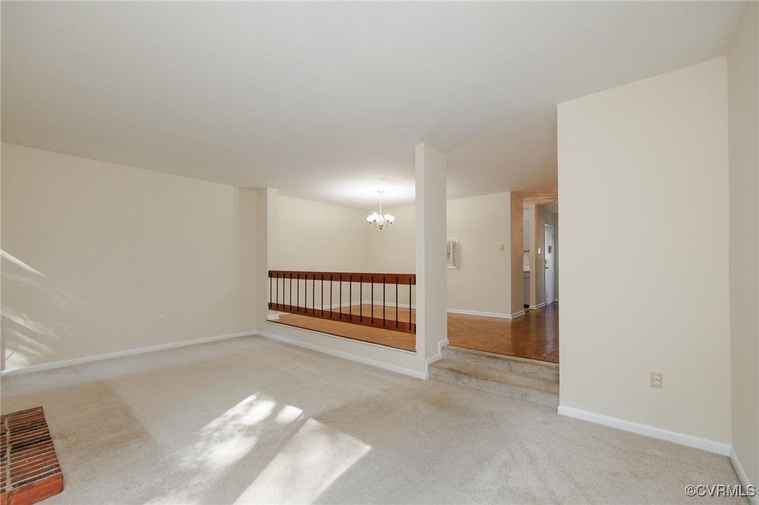 11808 North Briar Patch Drive Midlothian, VA 23113 - Photo 21 of 42 a view of livingroom with stairs