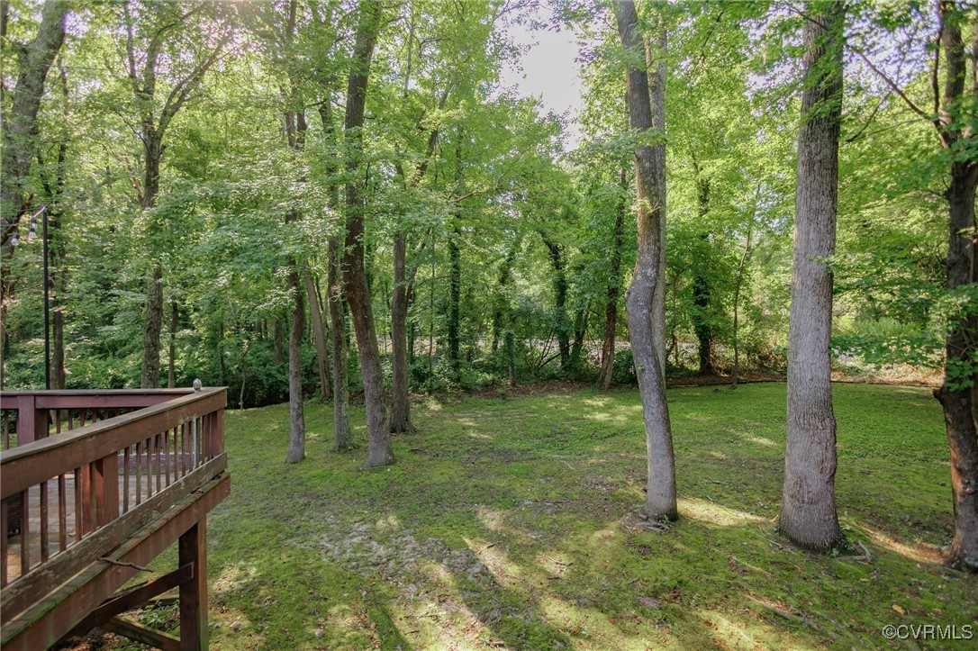 11808 North Briar Patch Drive Midlothian, VA 23113 - Photo 40 of 42 a view of a wooden deck with a backyard