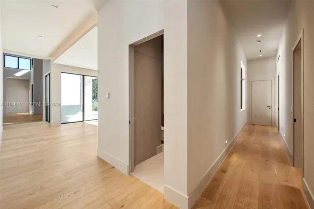 a close view of walk in closet