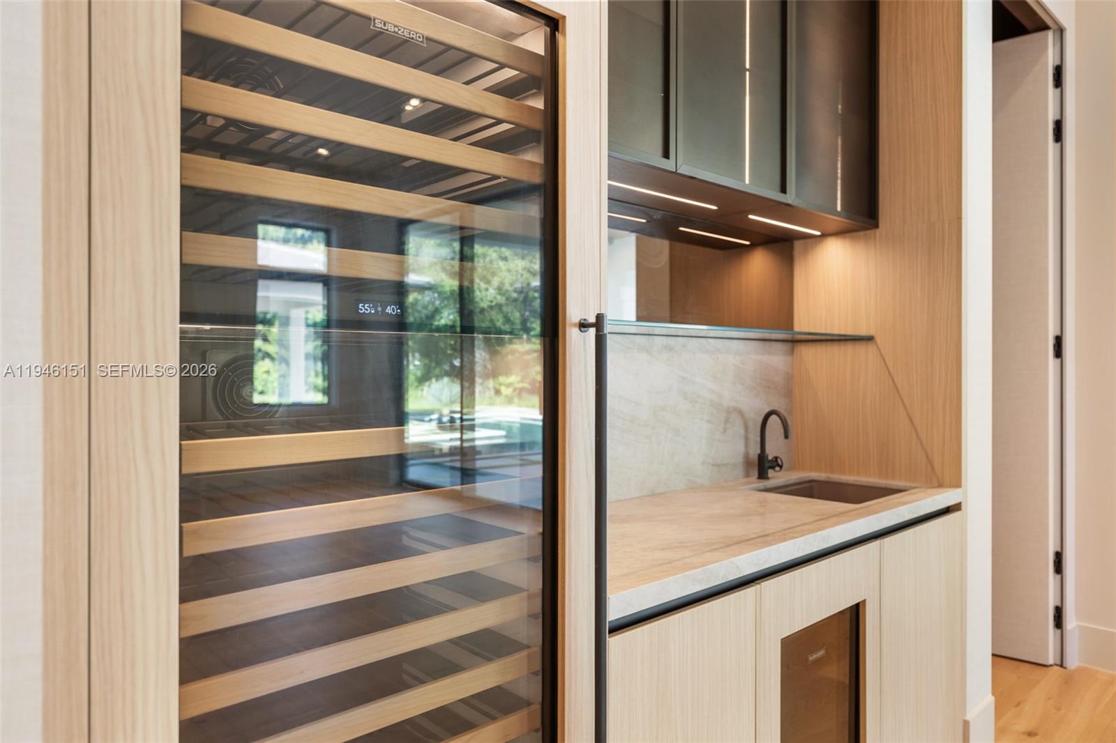 7725 Southwest 114th Street Pinecrest, FL 33156 - Photo 37 of 94 Subzero Wine Tower