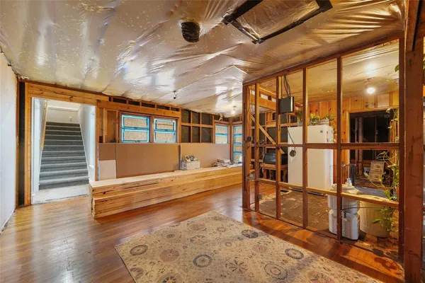 a view of an empty room