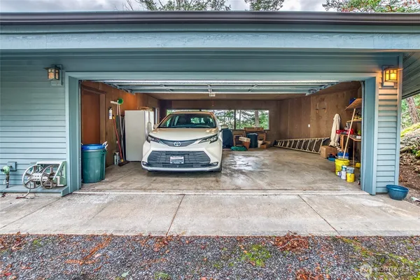 a view of car garage
