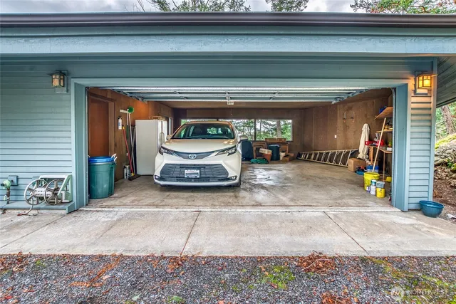 a view of car garage