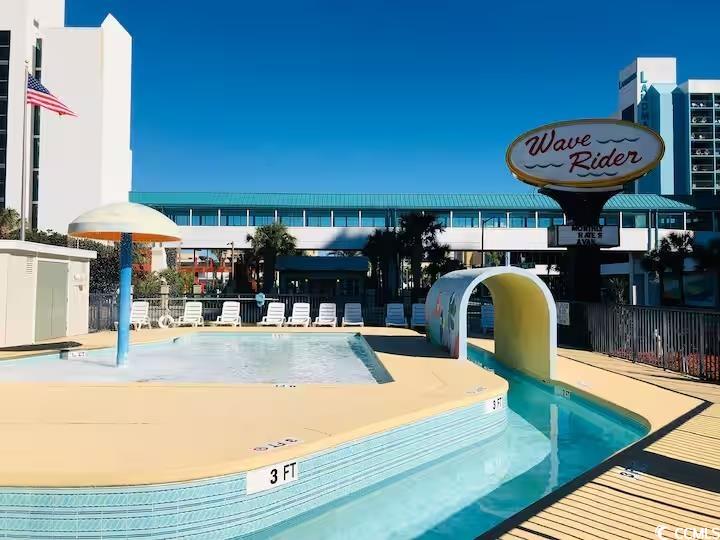 1600 South Ocean Boulevard, Unit 322 Myrtle Beach, SC 29577 - Photo 5 of 16 Community pool featuring a jacuzzi