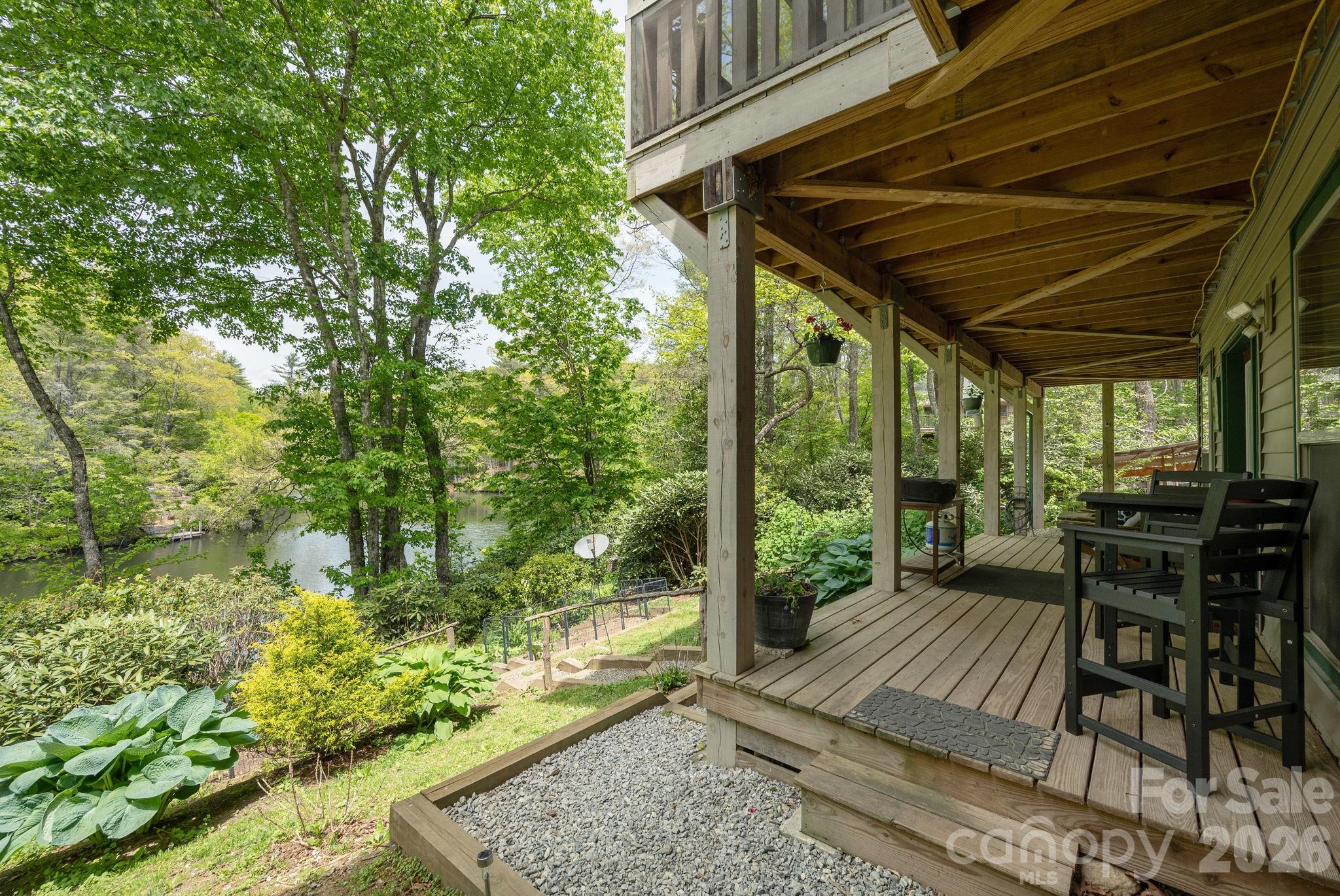 149 Hiwassee Road Lake Toxaway, NC 28747 - Photo 36 of 48 a view of outdoor space yard and patio