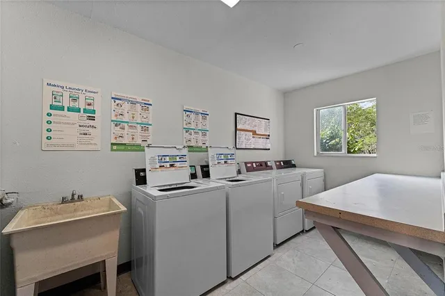 a room with storage and utility