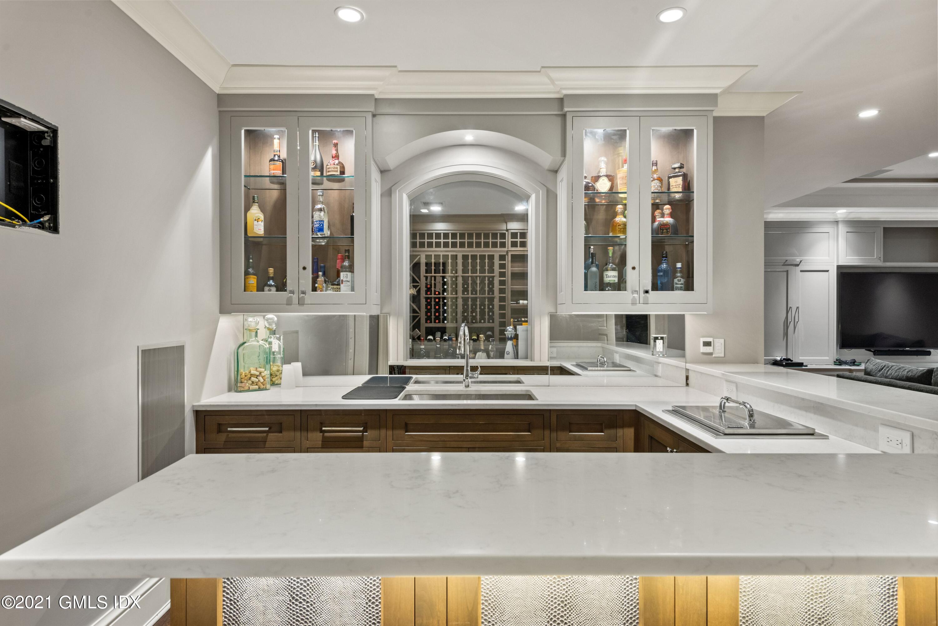 434 Riversville Road Greenwich, CT 06831 - Photo 32 of 47 a view of living room with furniture and flat screen tv