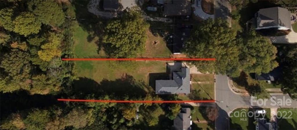1240 Skyview Road Charlotte, NC 28208 - Photo 30 of 30 an aerial view of a house with a yard