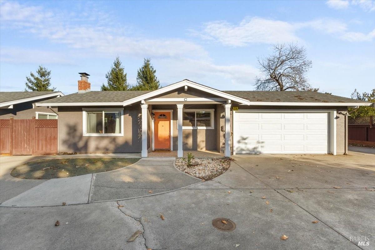 2239 Redwood Road, Unit ABC Napa, CA 94558 - Photo 7 of 20 Orange Door House C sits at the back of the property. There is additional parking next to the driveway. Each house is fenced, and has private yards.