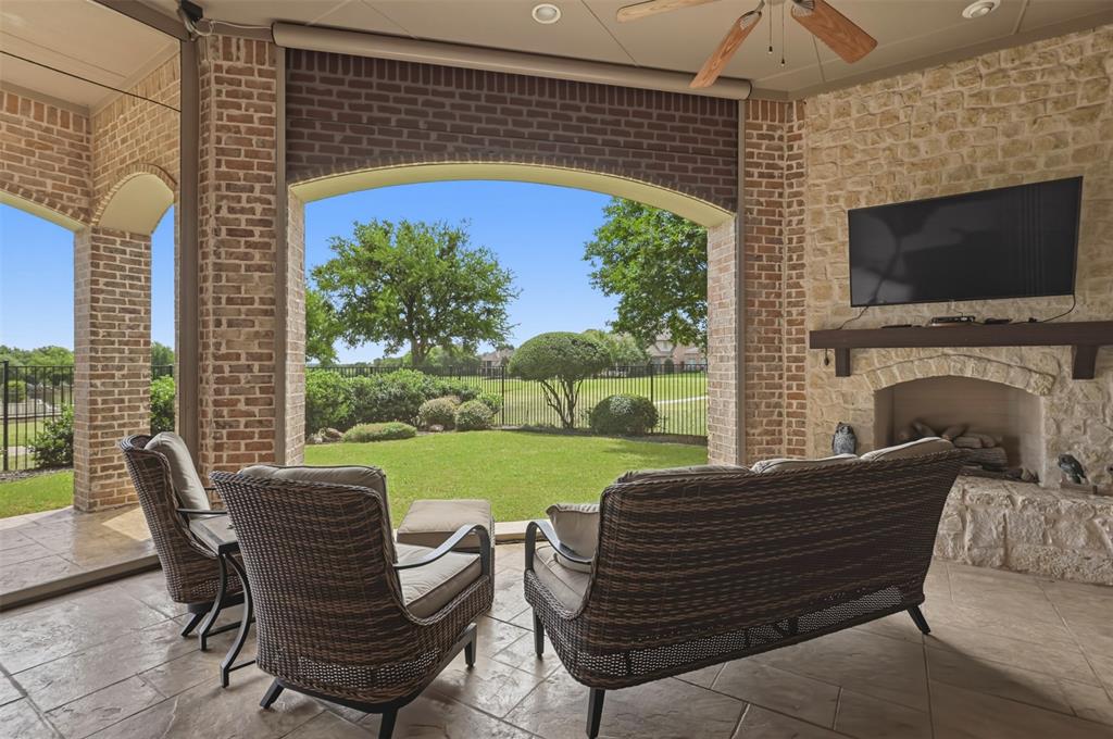 1861 Sunset Court Allen, TX 75013 - Photo 34 of 40 Overlooks golf course, with automatic shades