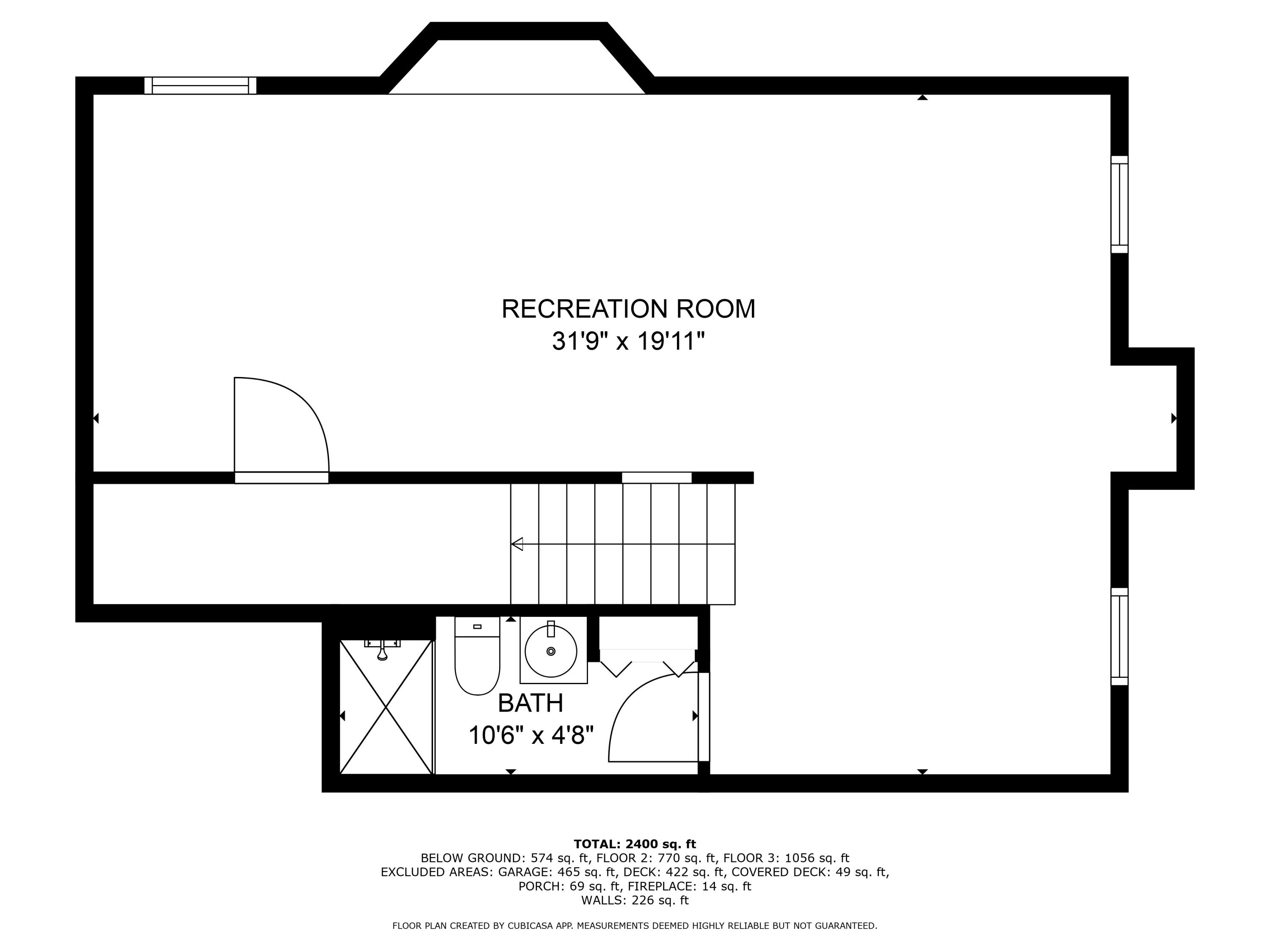 2223 Monica Road Stevensville, MI 49127 - Photo 60 of 61 Floor Plan Basement