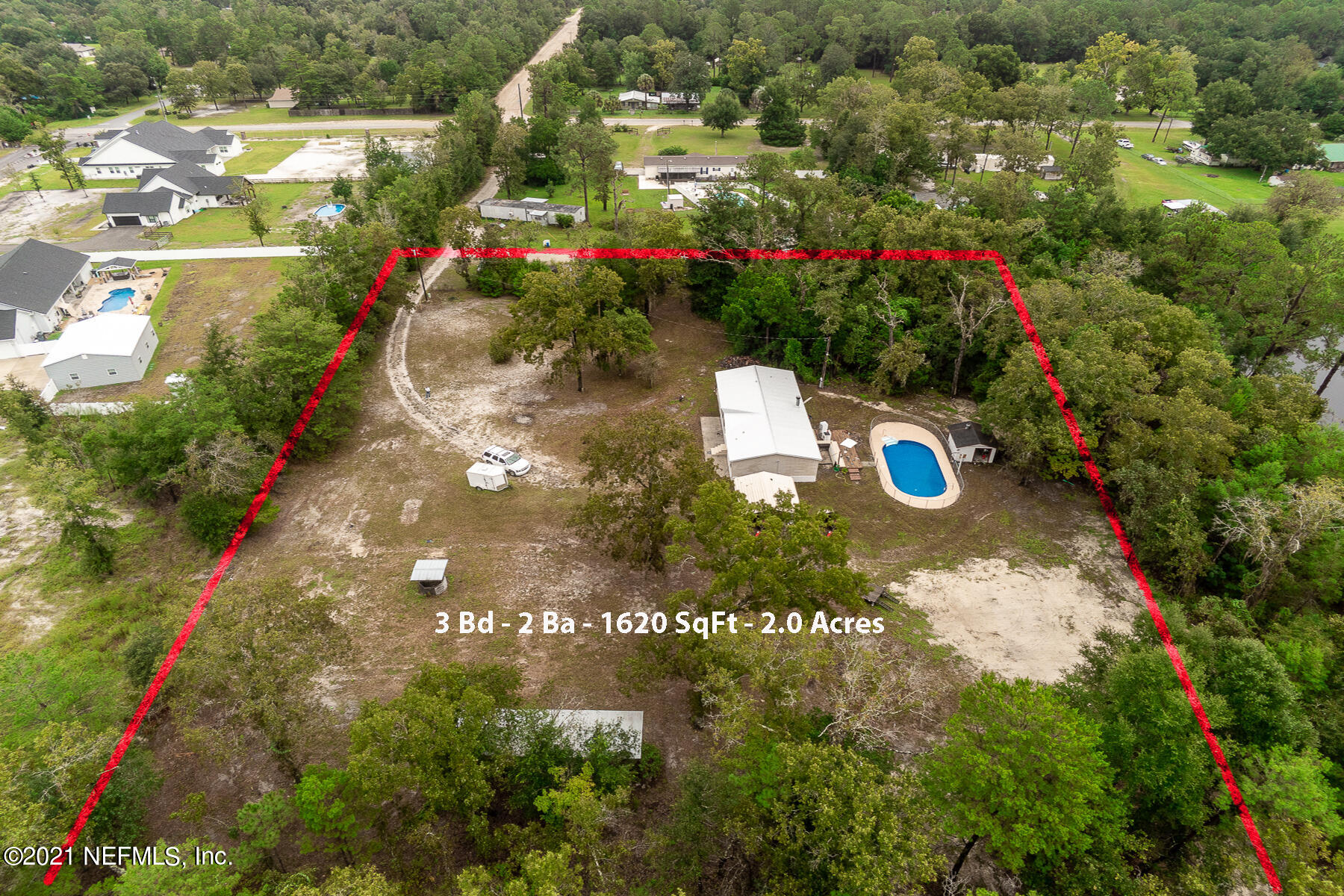 4171 Old Jennings Road Middleburg, FL 32068 - Photo 1 of 25 Ext Rear Lot_