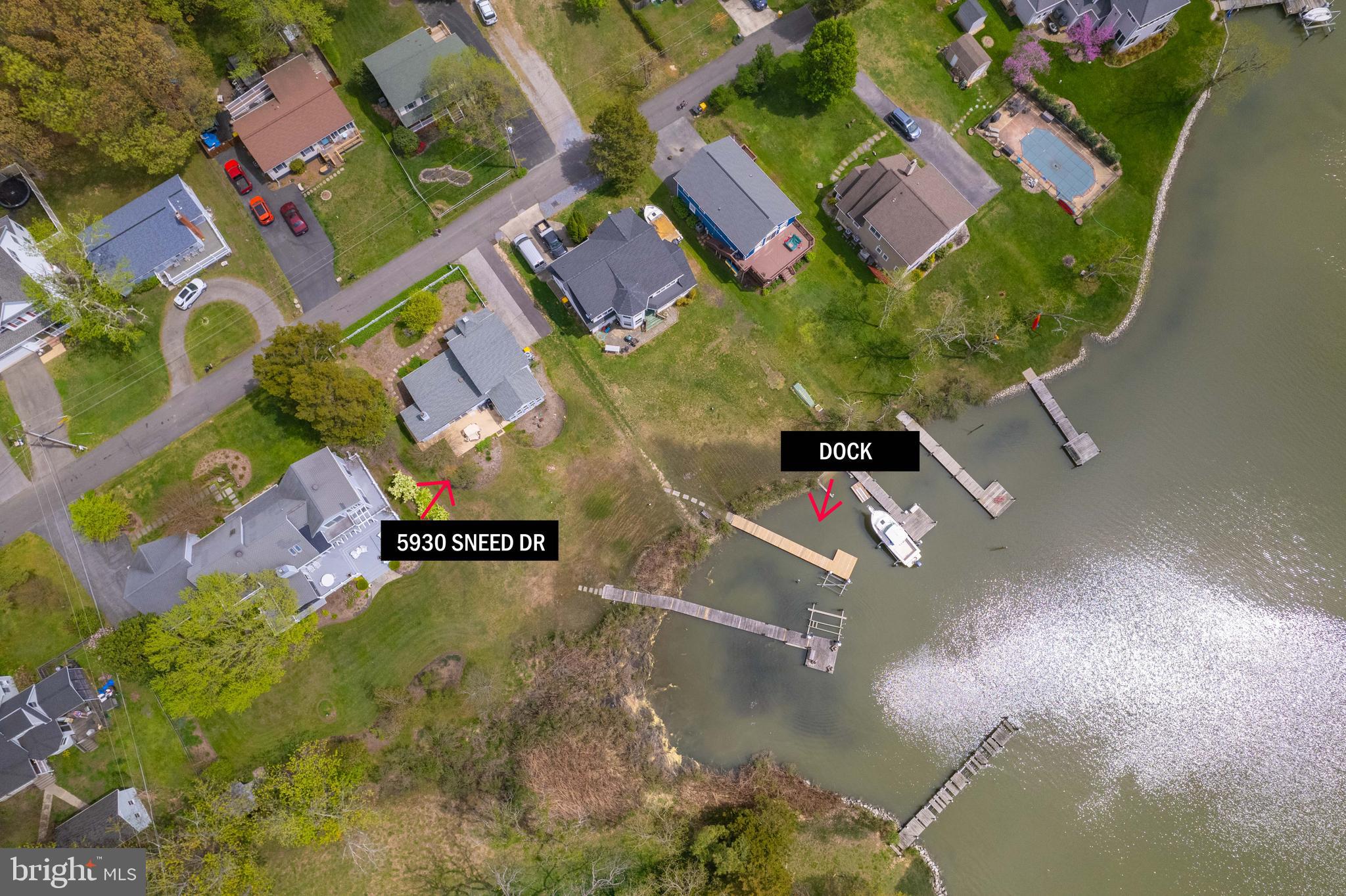 5930 Sneed Drive Deale, MD 20751 - Photo 6 of 38 view of a pool