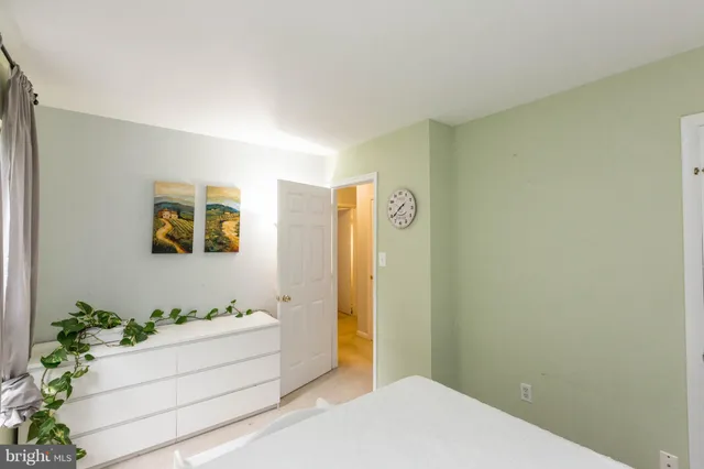 a room with furniture and a closet