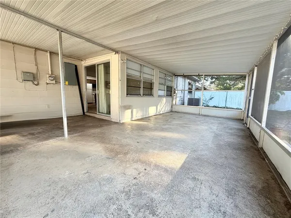 a view of a porch