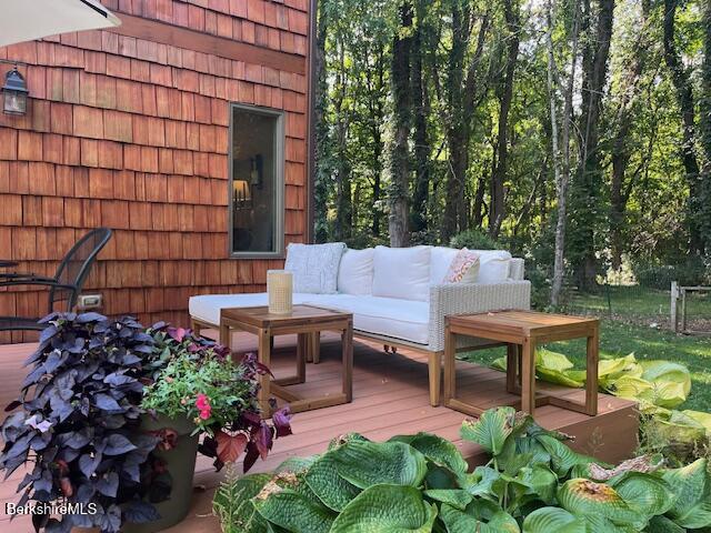 188 Hillsdale Road Egremont, MA 01230 - Photo 2 of 32 a backyard of a house with outdoor seating