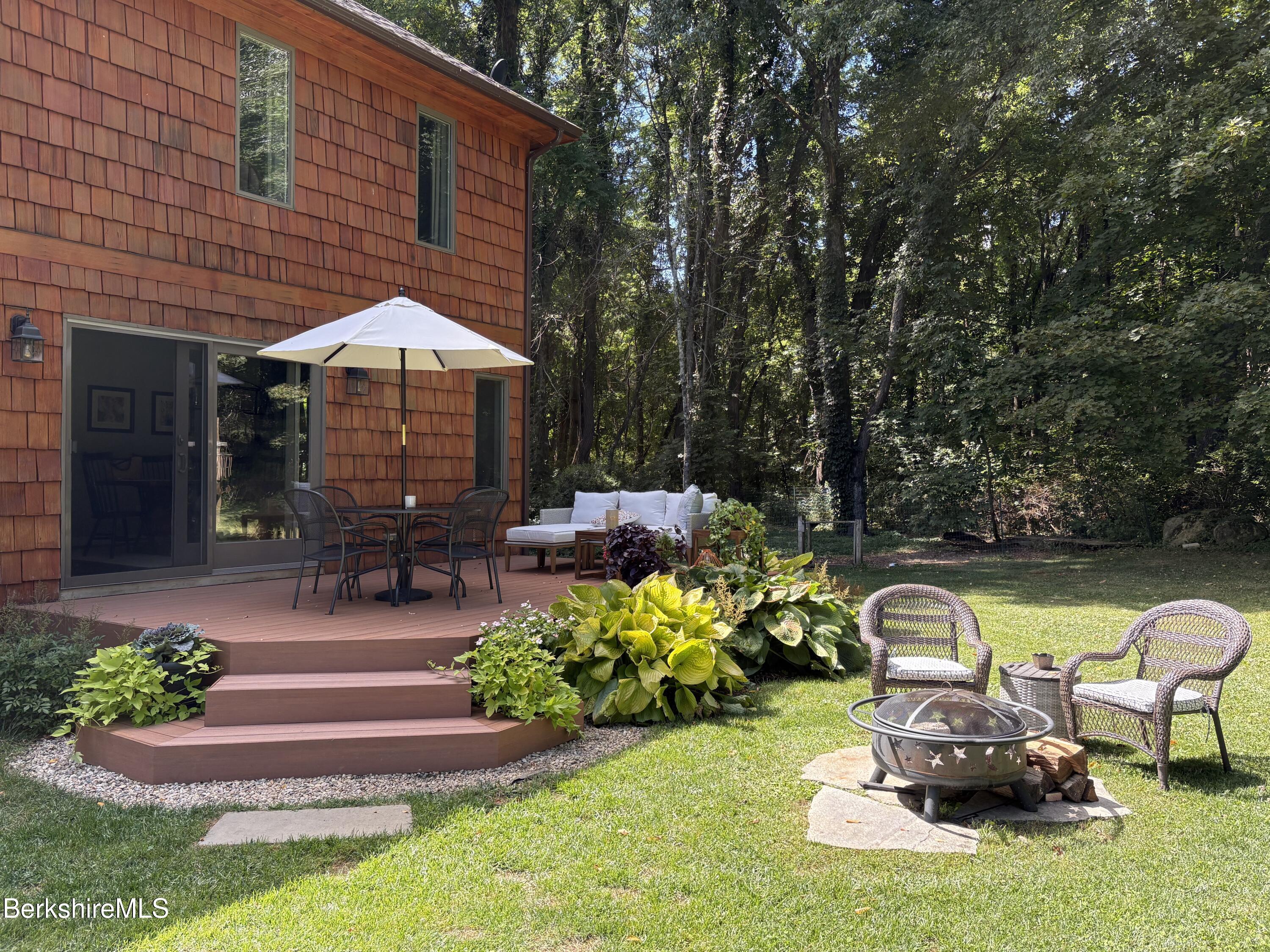 188 Hillsdale Road Egremont, MA 01230 - Photo 26 of 32 a front view of a house with garden