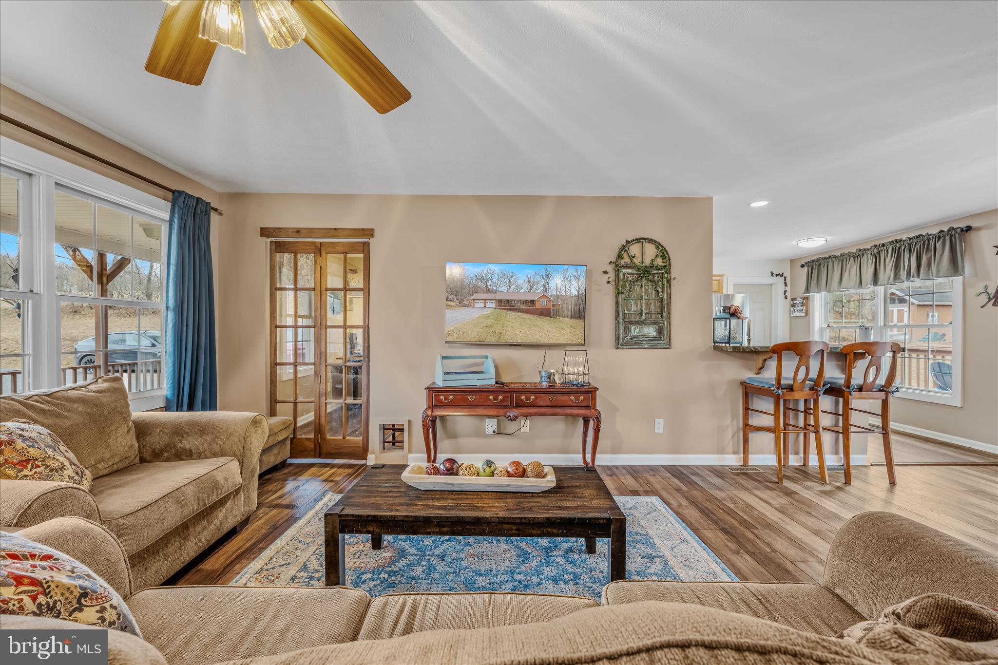 1636 Eckerd Lane Berkeley Springs, WV 25411 - Photo 13 of 85 a living room with furniture and a large window
