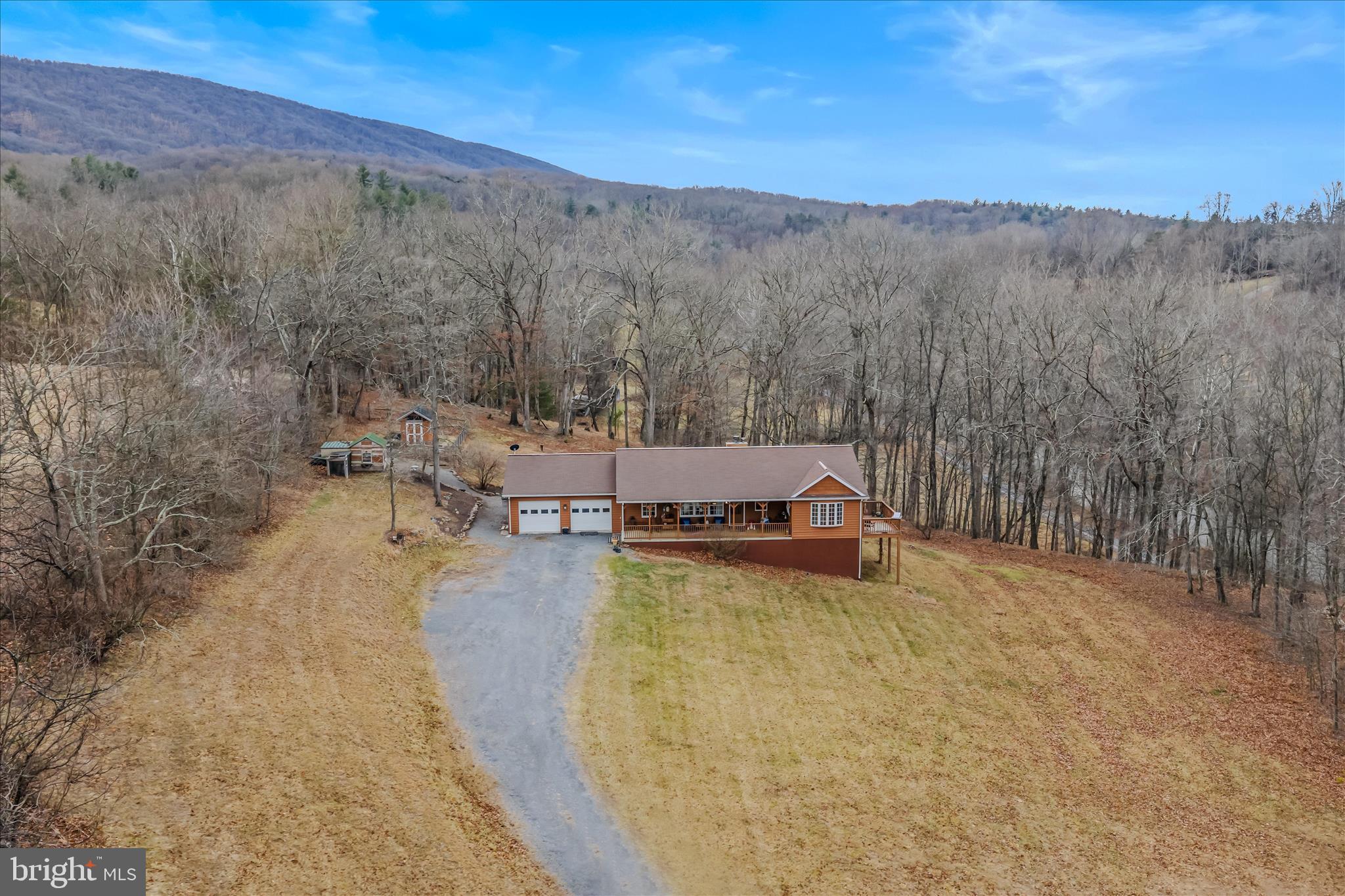 1636 Eckerd Lane Berkeley Springs, WV 25411 - Photo 73 of 85 Aerial Front