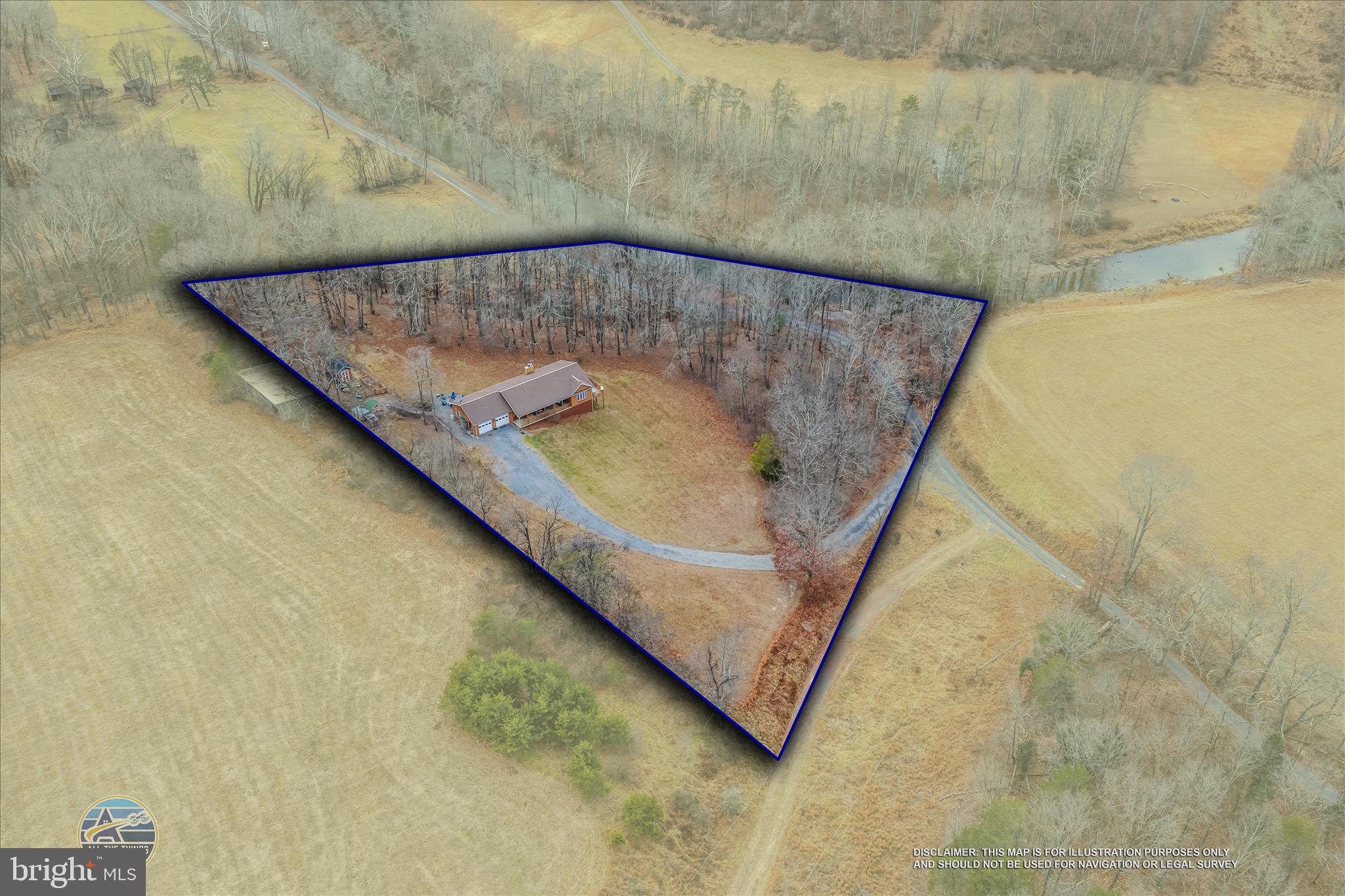 1636 Eckerd Lane Berkeley Springs, WV 25411 - Photo 81 of 85 Property Aerial