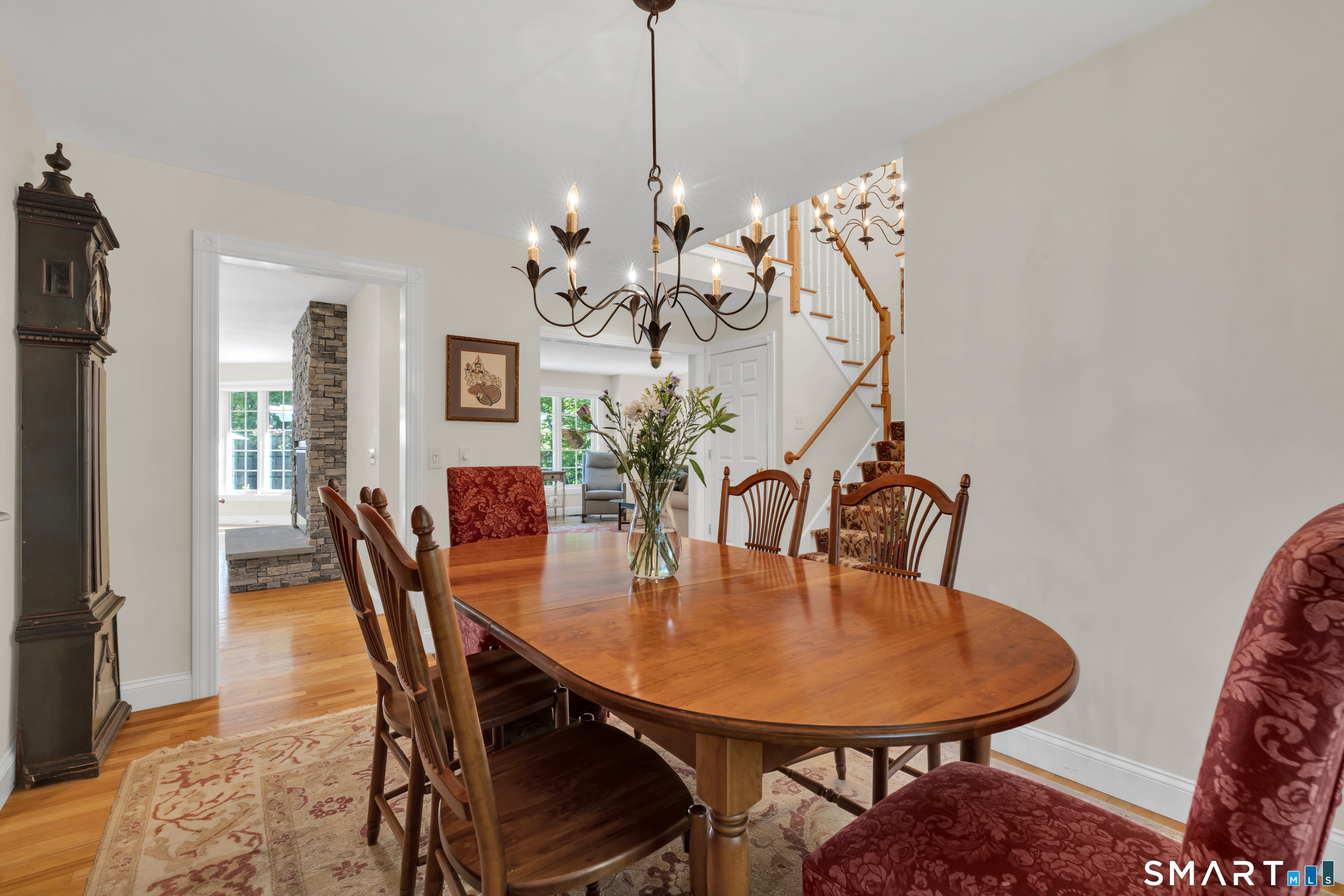 21 Stone Wall Road Salem, CT 06420 - Photo 7 of 38 a dining room with furniture and wooden floor