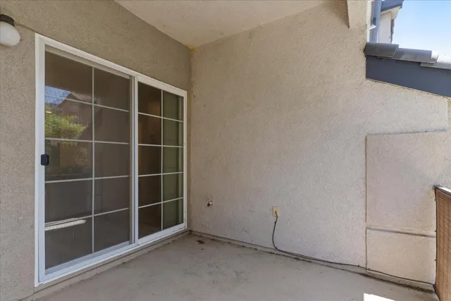 a view of an empty room with a empty space