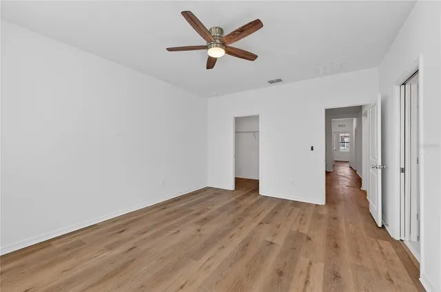 wooden floor in an empty room