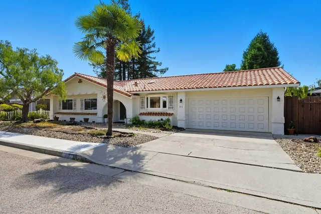 front view of house with a yard
