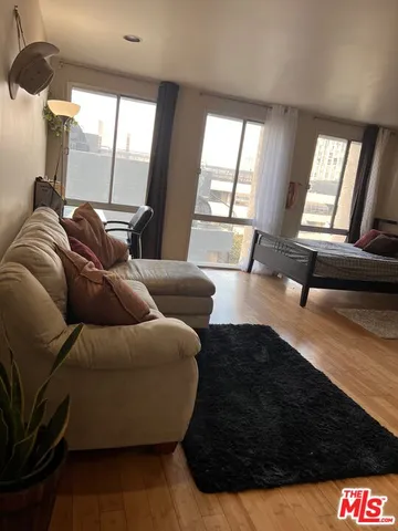 a car parked in front of a building