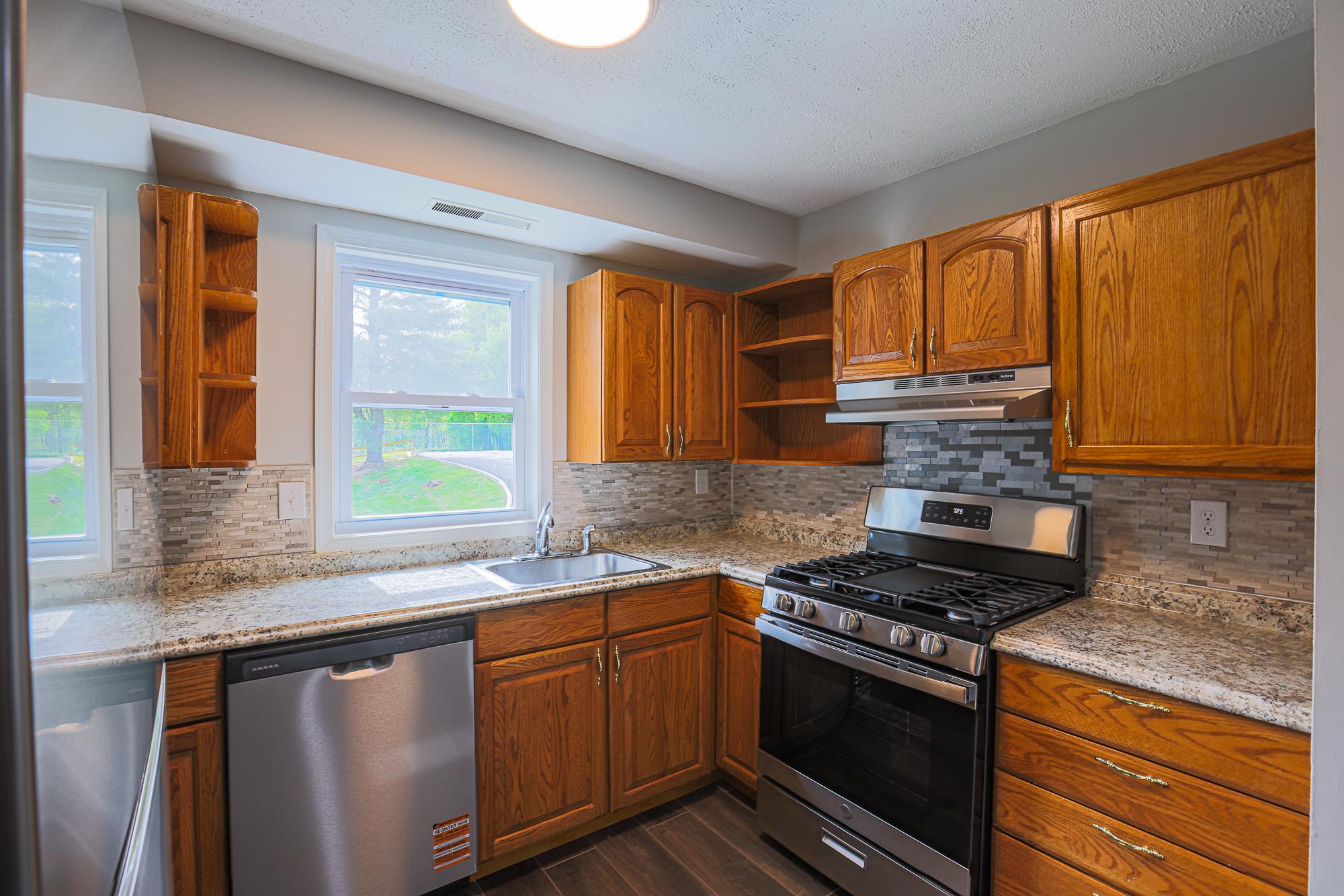 11908 Tarragon Road, Unit G Reisterstown, MD 21136 - Photo 11 of 22 Modern kitchen with open concept