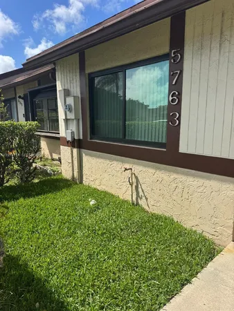 a view of front door