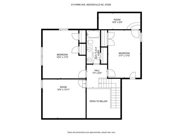 a picture of a room with a floor to ceiling window and a white wall