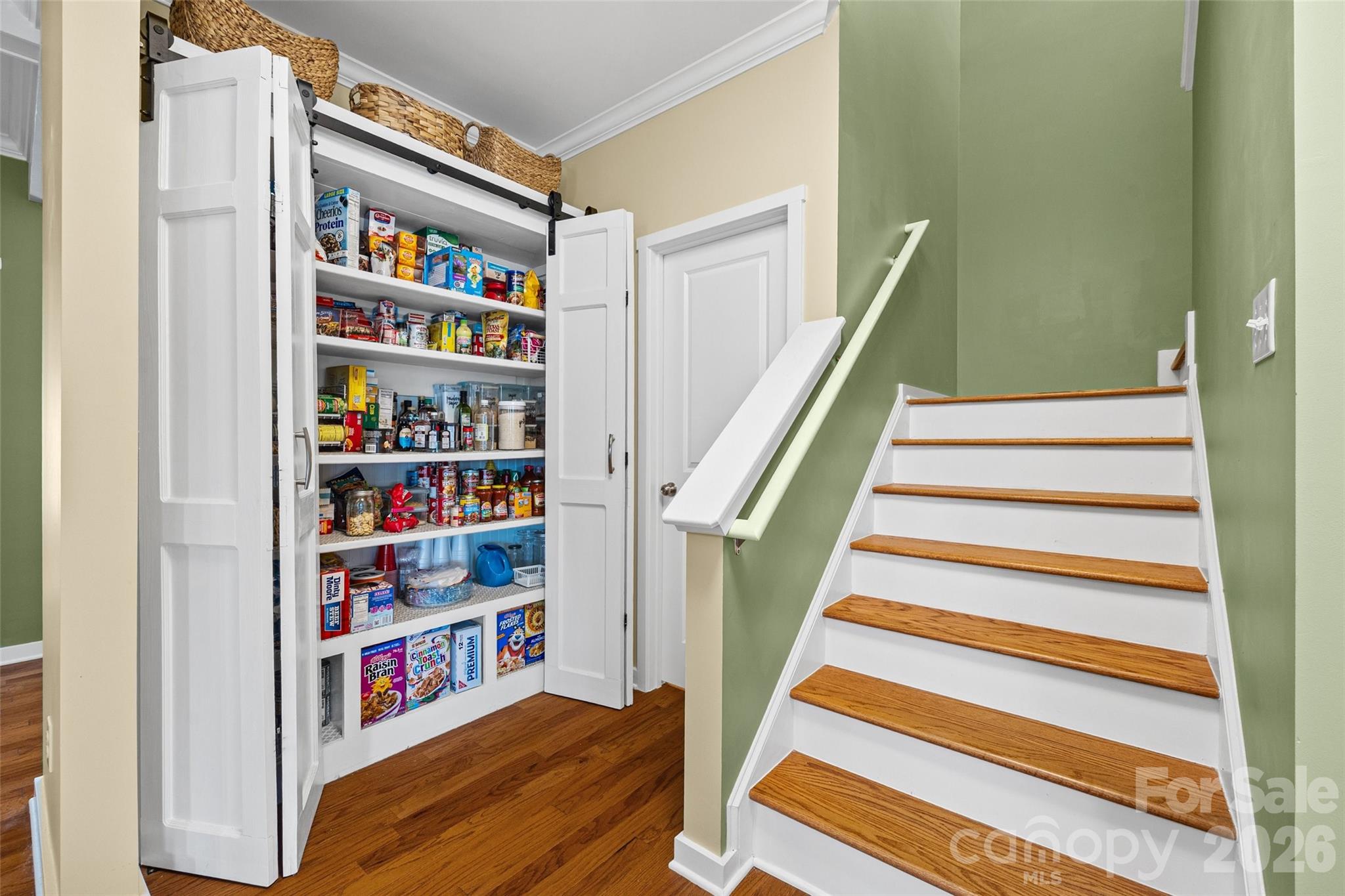 334 Battery Circle Clover, SC 29710 - Photo 13 of 29 a view of stairs and with wooden floor