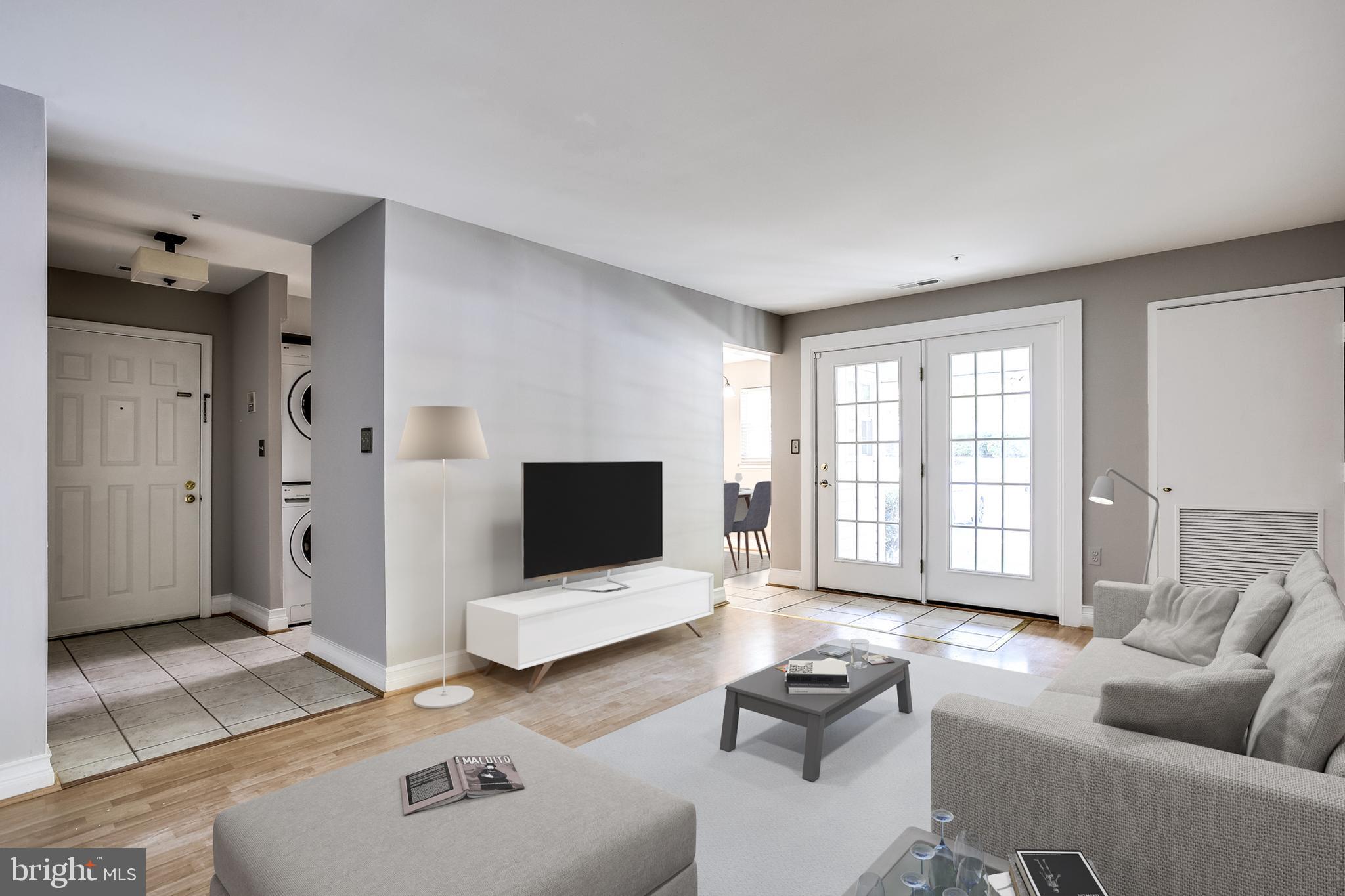 8384 Montgomery Run Road, Unit A Ellicott City, MD 21043 - Photo 3 of 29 Living room-virtually staged